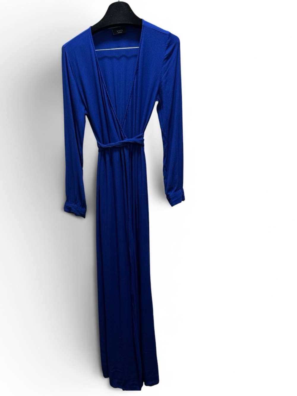 VICI Royal Blue Wrap Maxi Dress Size M